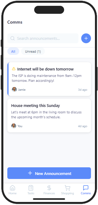 House Communication Hub